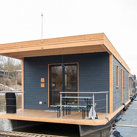 Komfort-Hausboot Diva Mit Kamin Hamburg Exterior foto